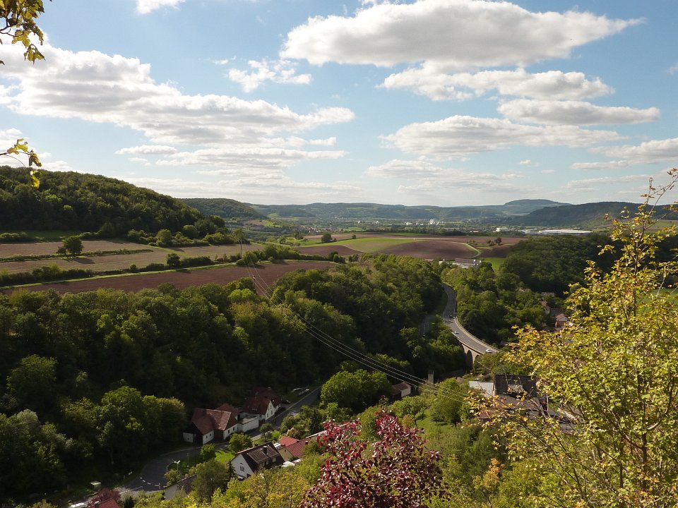 Saaletal, Blick nach Hammelburg